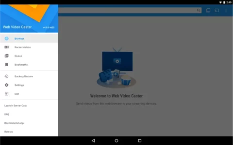 Web Video Cast - скриншот 2
