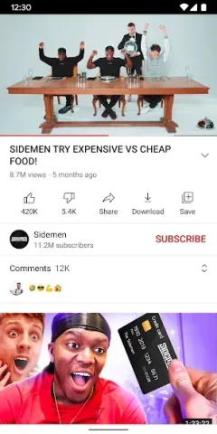 YouTube - скриншот 5