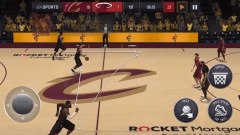 NBA LIVE Mobile - скриншот 2