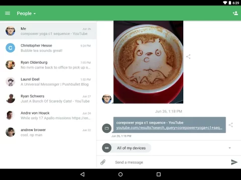 Pushbullet - скриншот 1