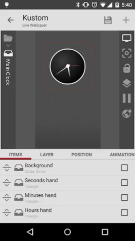 KLWP Live Wallpaper Maker - скриншот 3