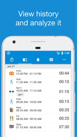 aTimeLogger Pro - скриншот 2