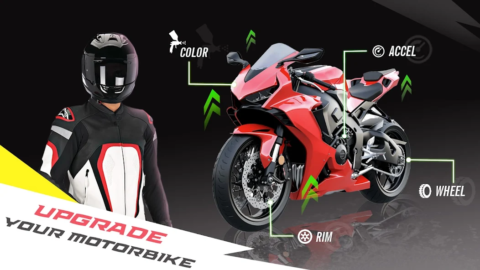 Traffic Bike Rush Driving City - скриншот 5