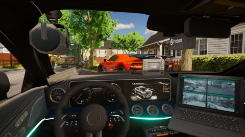 Real Police Car Simulator Game - скриншот 1