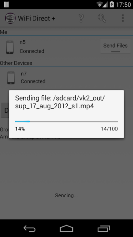 WiFi Direct + - скриншот 5