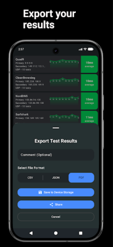 DNS Speed Test - скриншот 5