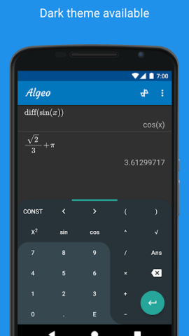 Algeo (Graphing Calculator) - скриншот 2