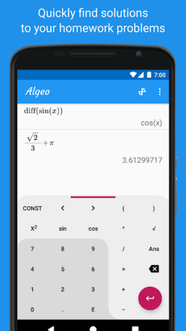 Algeo (Graphing Calculator) - скриншот 3