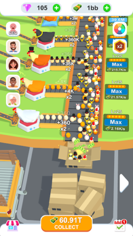 Idle Egg Factory - скриншот 2