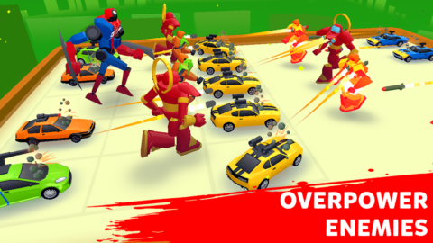 Robot Merge Master: Car Games - скриншот 3