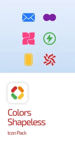 Colors Shapeless Icon Pack - скриншот 1