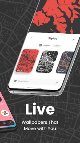 Cartogram: Live Обои Карта - скриншот 2