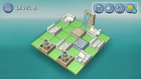 Flow Water Fountain 3D Puzzle - скриншот 2