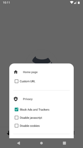 OH Private Web Browser - скриншот 3
