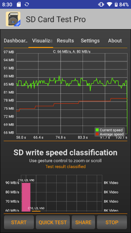 SD Card Test Pro - скриншот 2