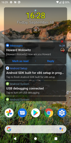 Notification Widget - скриншот 2