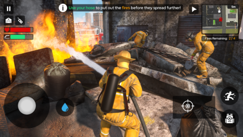 Fire Truck Firefighter Squad - скриншот 1
