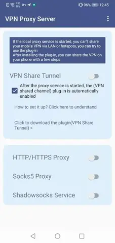 VPN Proxy Server:Tether NoRoot - скриншот 3